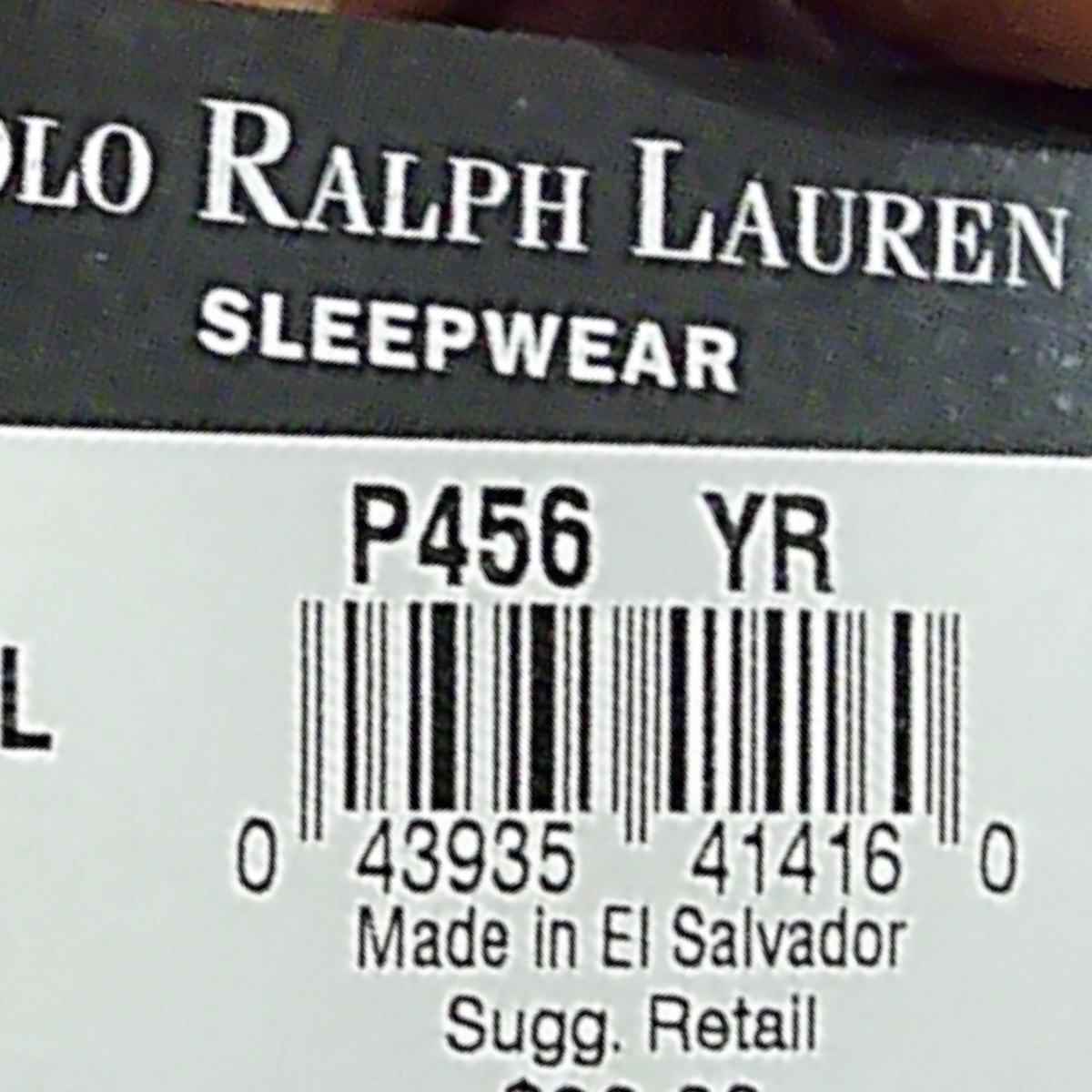 Pants Ralph Lauren Talla L 36-38 Negro Pony Amarillo