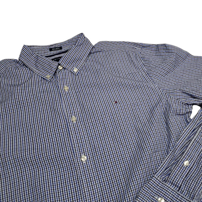 Camisa Tommy Hilfiger Mediana M Azul Custom Fit