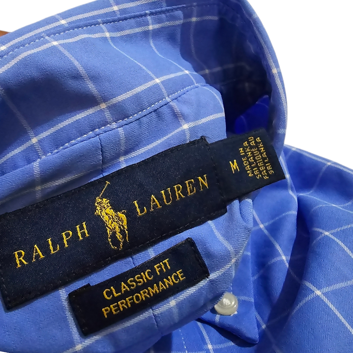 Camisa Ralph Lauren Mediana M Azul Classic Fit