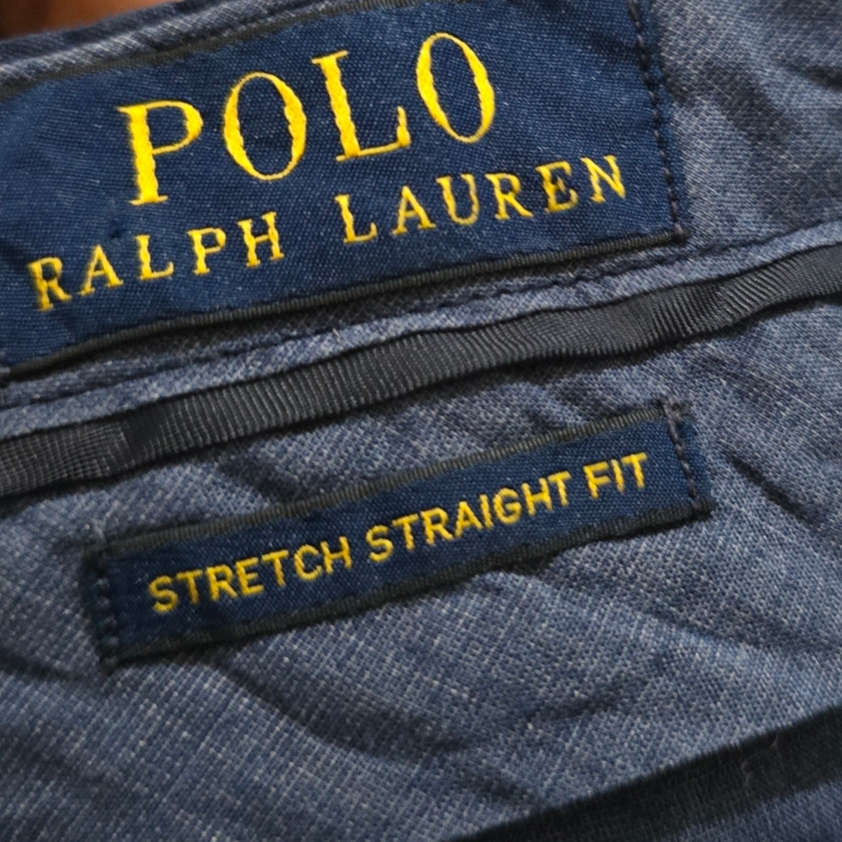 Bermuda Ralph Lauren Talla 36 Azul Recto Stretch