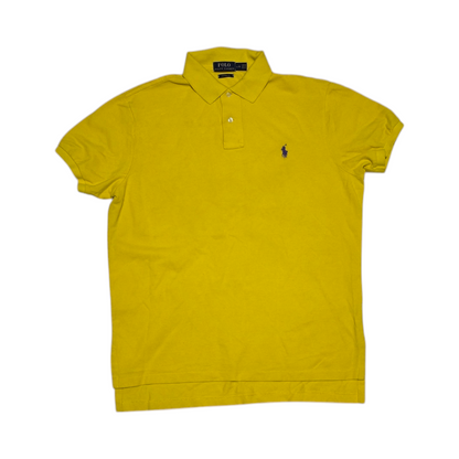 Playera Ralph Lauren Custom Fit Grande L Amarillo (Usado)