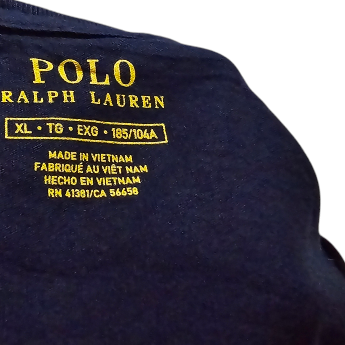 Playera Ralph Lauren Xgrande Xl Azul Pony Rojo (Usado)