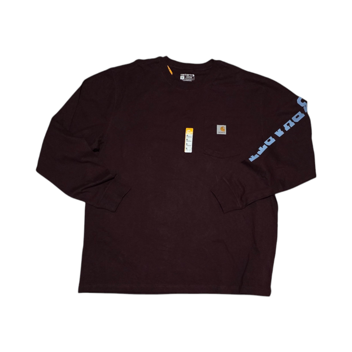 Playera Manga Larga Carhartt Xgrande Xl Vino