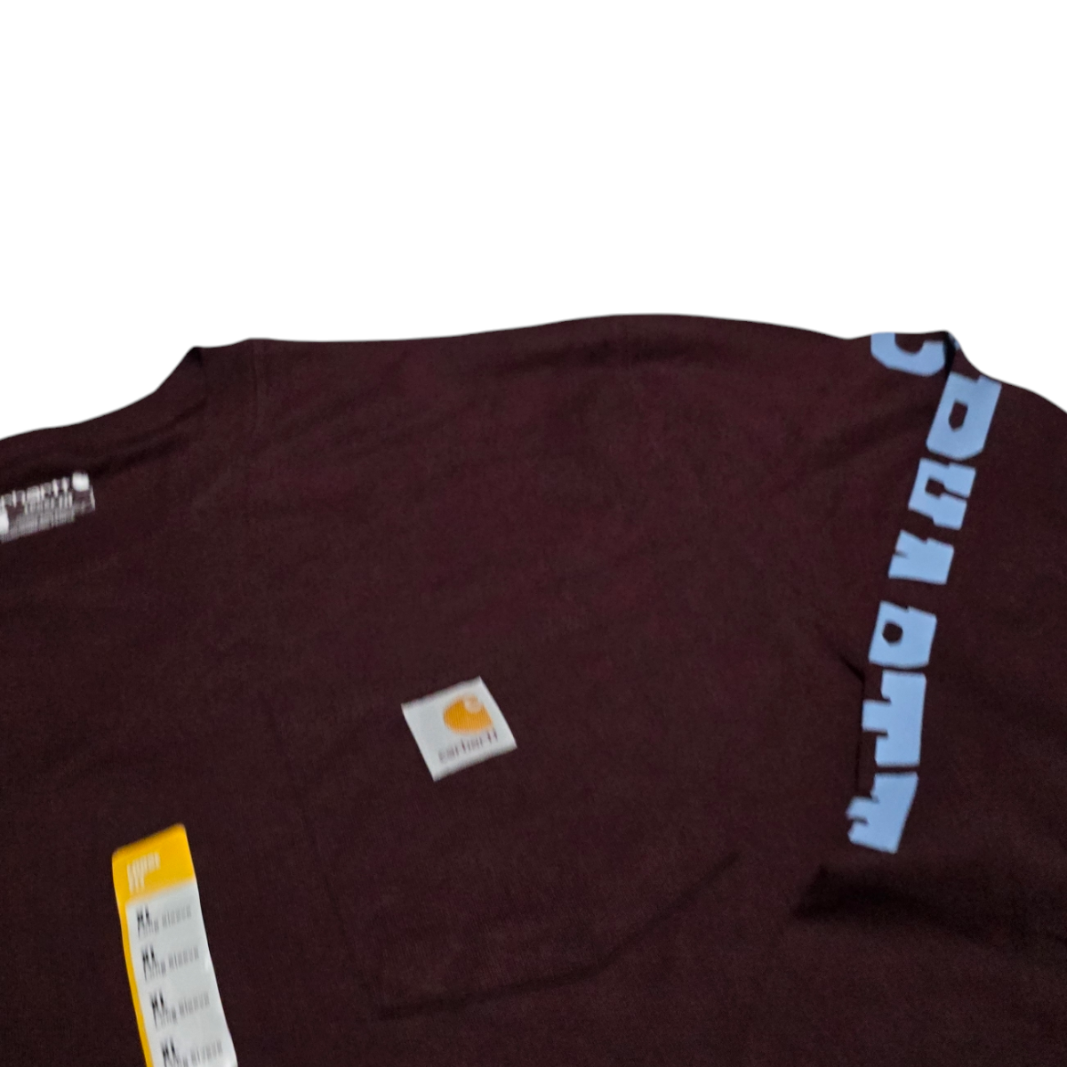 Playera Manga Larga Carhartt Xgrande Xl Vino