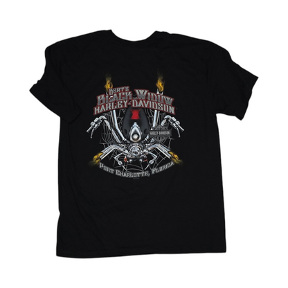 Playera Harley Davidson Xgrande Xl Negra