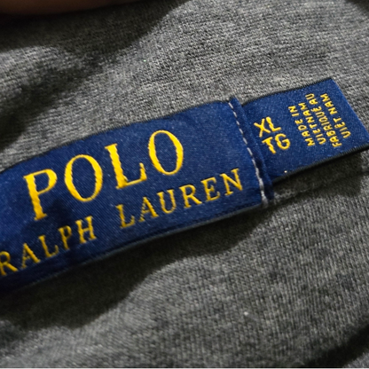 Sueter Ralph Lauren Xgrande Xl Gris Pony Gris (Usado)