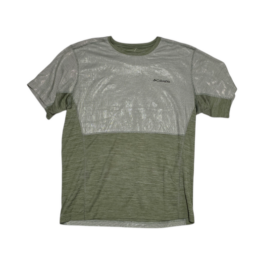 Playera Columbia Mediana M Gris Verde