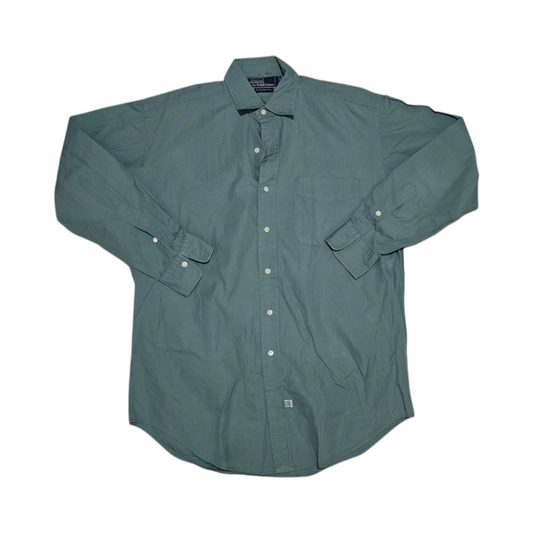 Camisa Polo Ralph Lauren Mediana M Verde Pony Azul