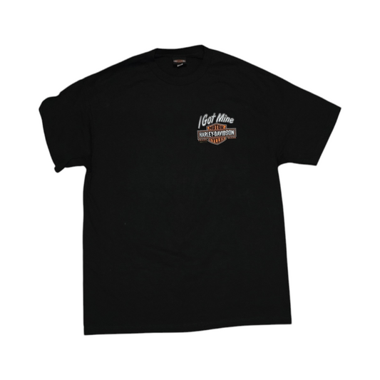 Playera Harley Davidson Waukon Xgrande Xl Negra (Usado)