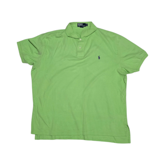 Playera Ralph Lauren Xgrande Xl Verde Pony Azul (Usado)