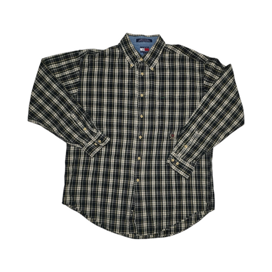 Camisa Tommy Hilfiger Xgrande Xl Cuadro Verde (Usado)