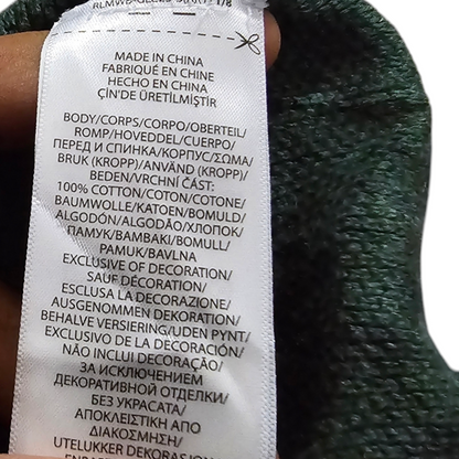 Sueter Ralph Lauren Xgrande Xl Verde Algodon Pima (Usado)