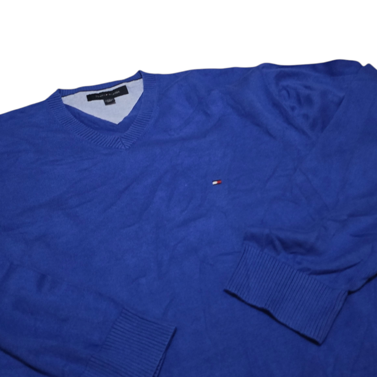 Sueter Tommy Hilfiger 2xl Azul (Usado)