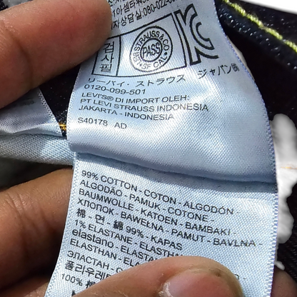 Pantalon Levis 42x30 Recto Azul (Usado)
