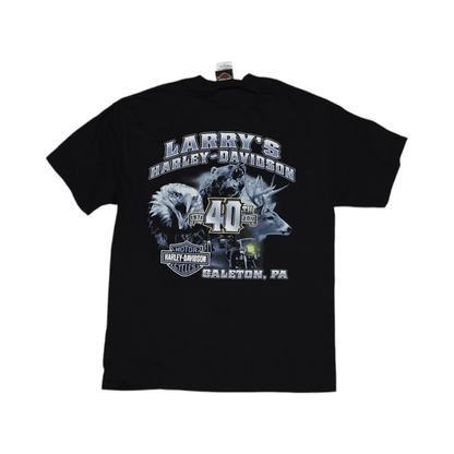 Playera Harley Davidson Mediana M Negra (Usado)