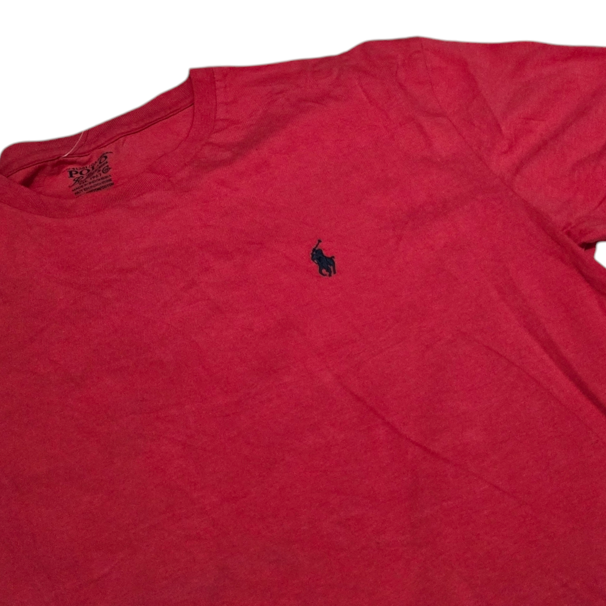 Playera Ralph Lauren Grande L Coral Oscuro (Usado)