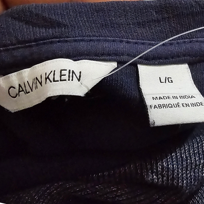 Sudadera Calvin Klein Grande L Azul (Usado)