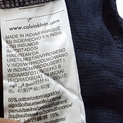 Sudadera Calvin Klein Grande L Azul (Usado)