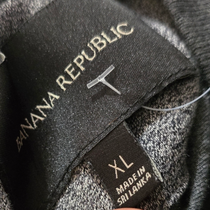 Sueter De Botones Banana Republic Xgrande Xl Gris (Usado)