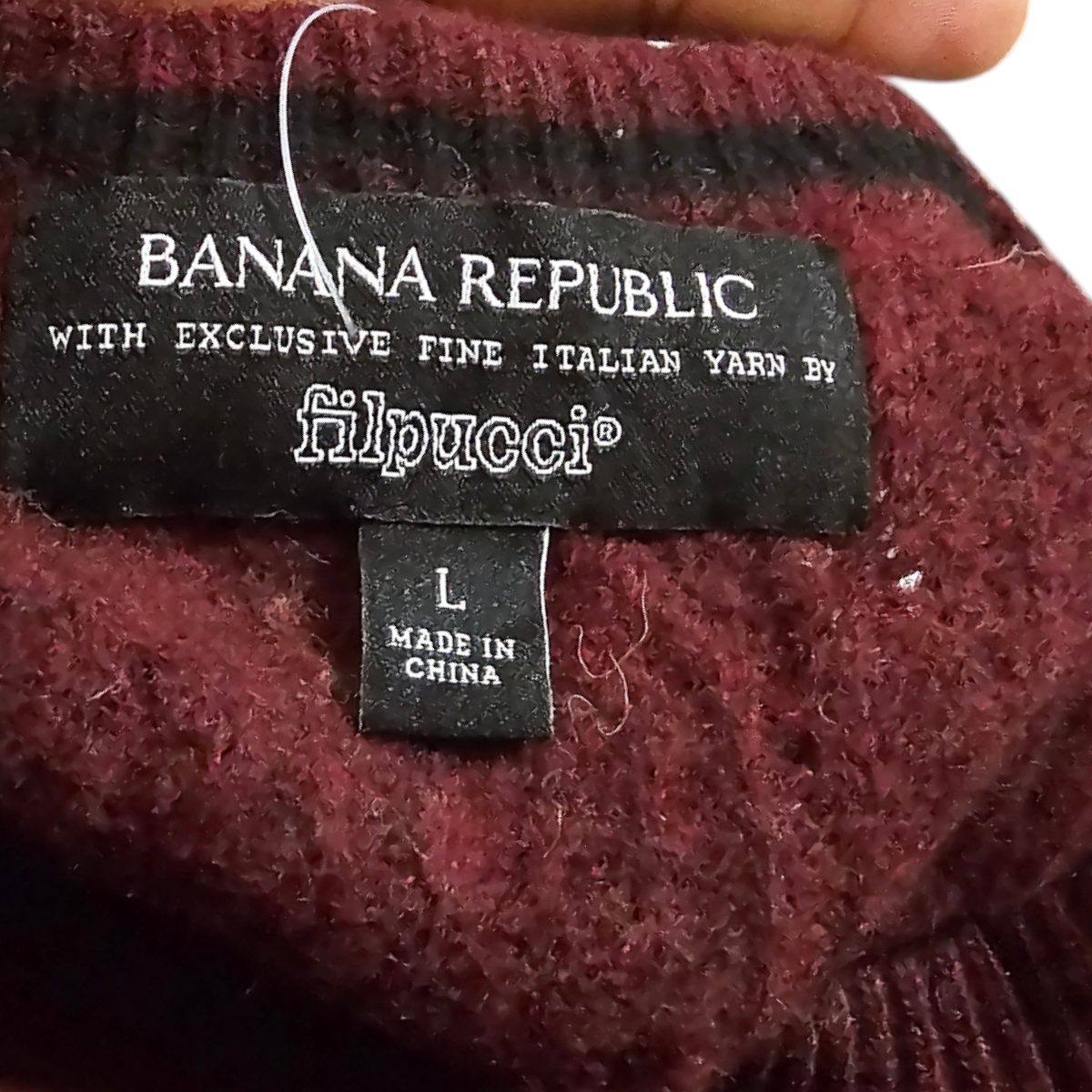 Sueter Banana Republic Grande L Vino Lana (Usado)