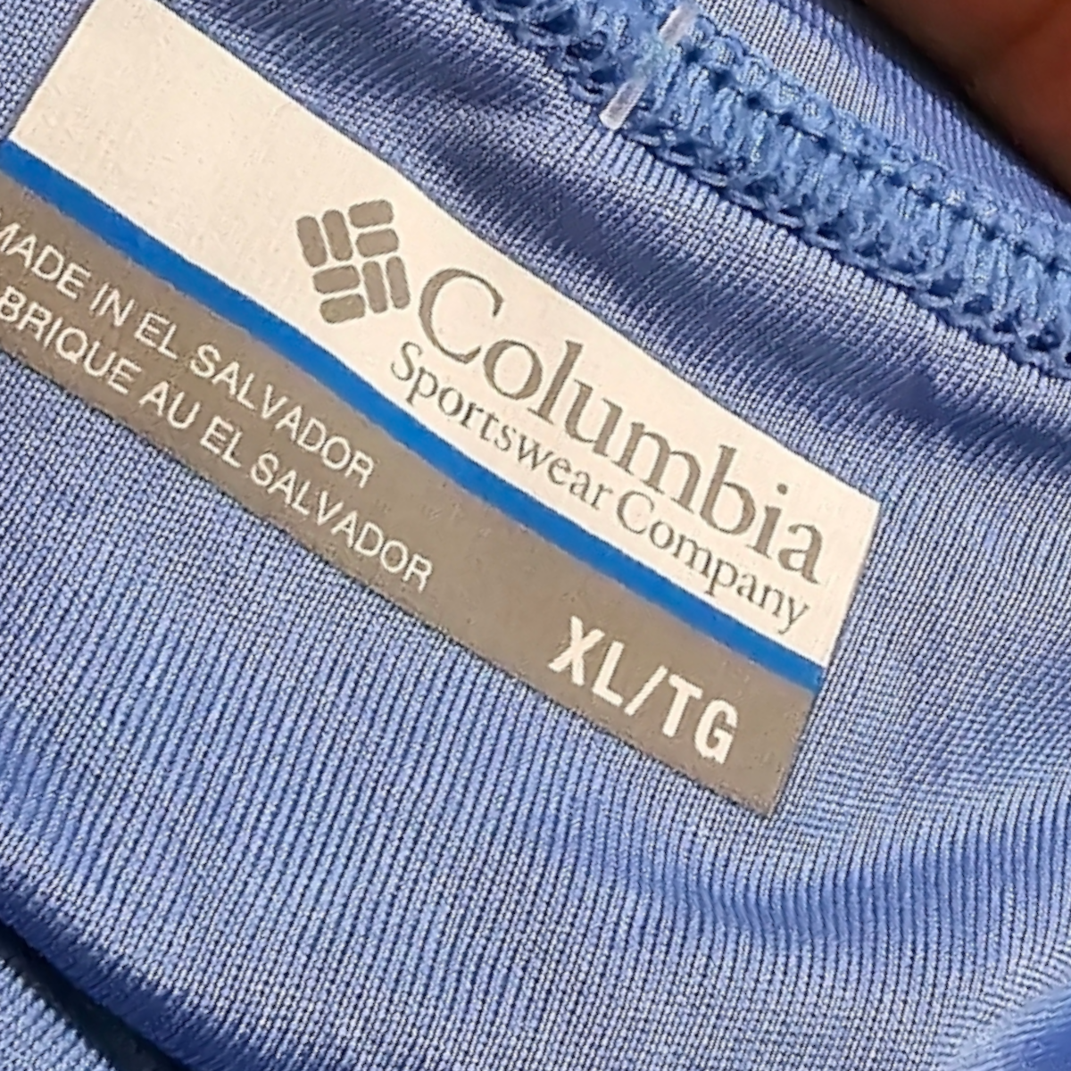 Playera Manga Larga Columbia Pfg Xgrande Xl Azul Claro (Usado)