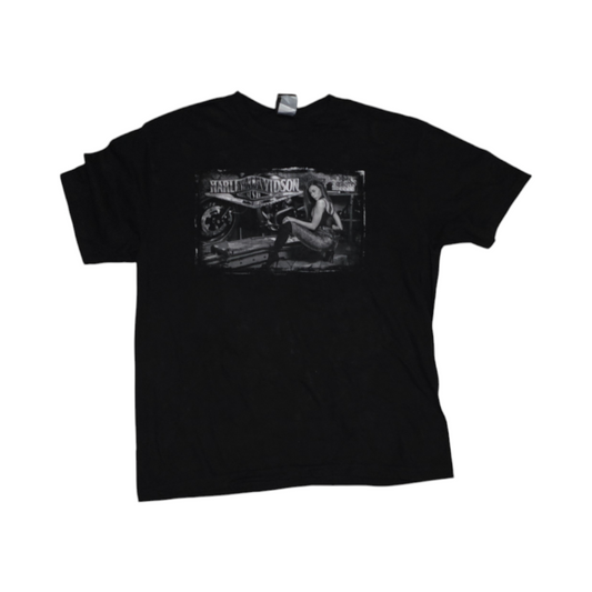 Playera Harley Davidson Motos Xgrande Xl Negra (Usado)