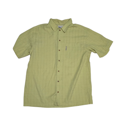 Camisa Manga Corta Columbia Xgrande Xl Verde (Usado)
