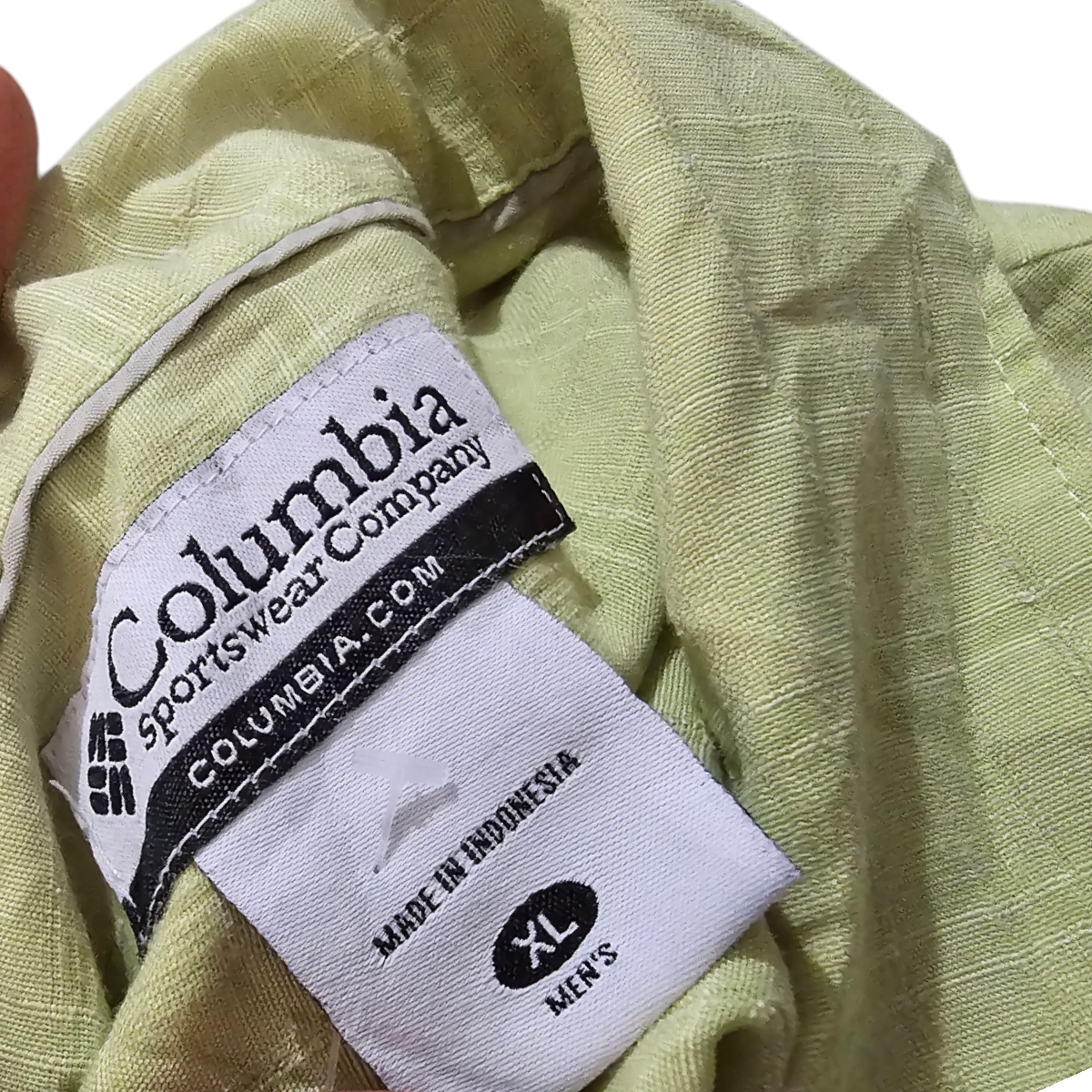 Camisa Manga Corta Columbia Xgrande Xl Verde (Usado)