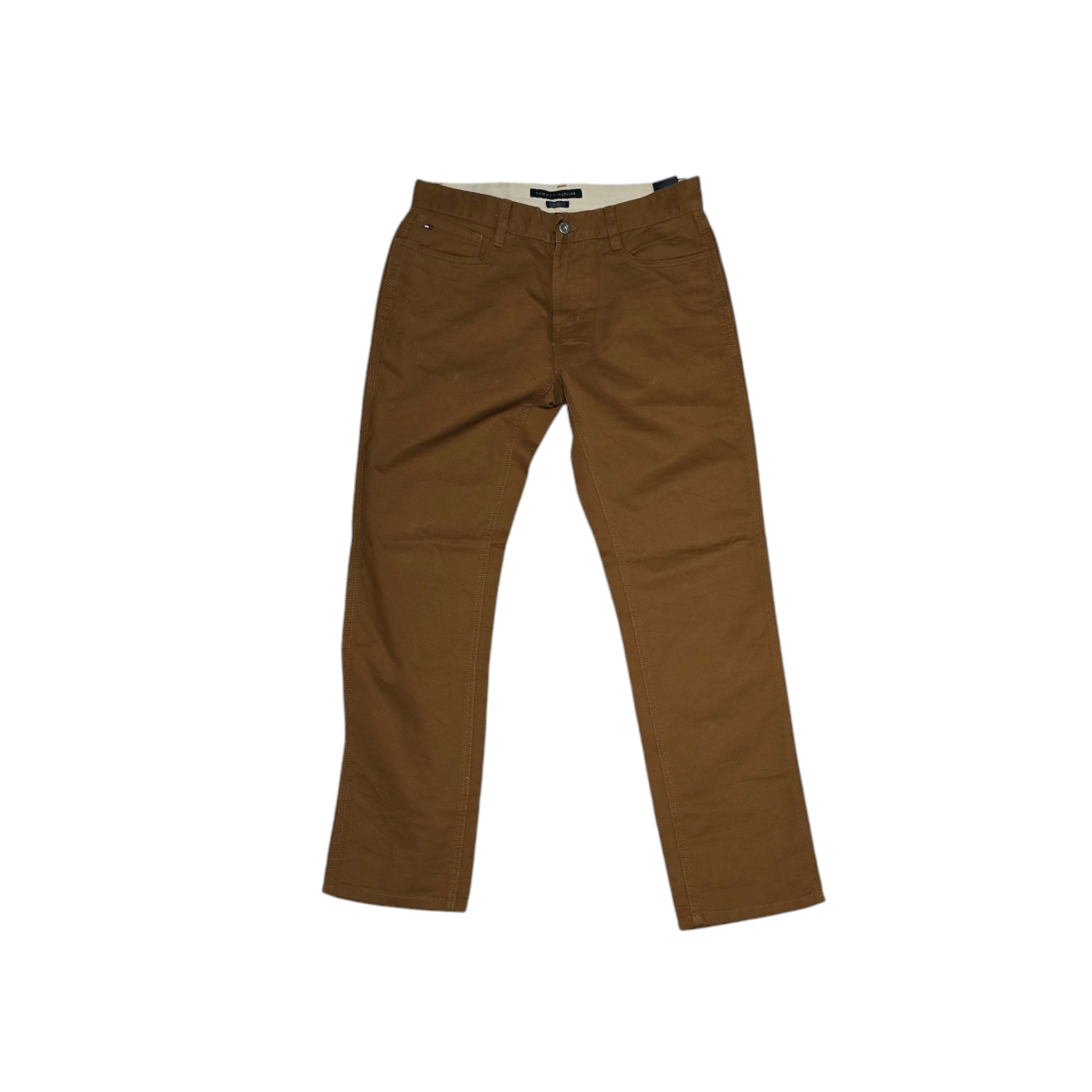 Pantalon Tommy Hilfiger Custom Fit Talla 29x30 Cafe (Usado)