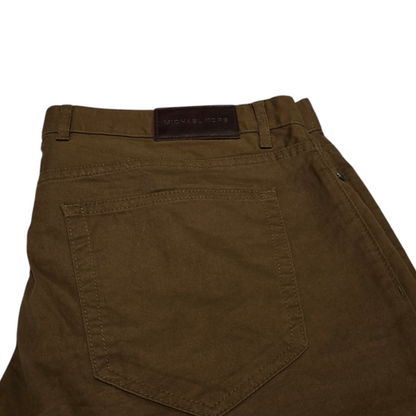 Pantalon Michael Kors Talla 34x32 Slim Fit Cafe (Usado)