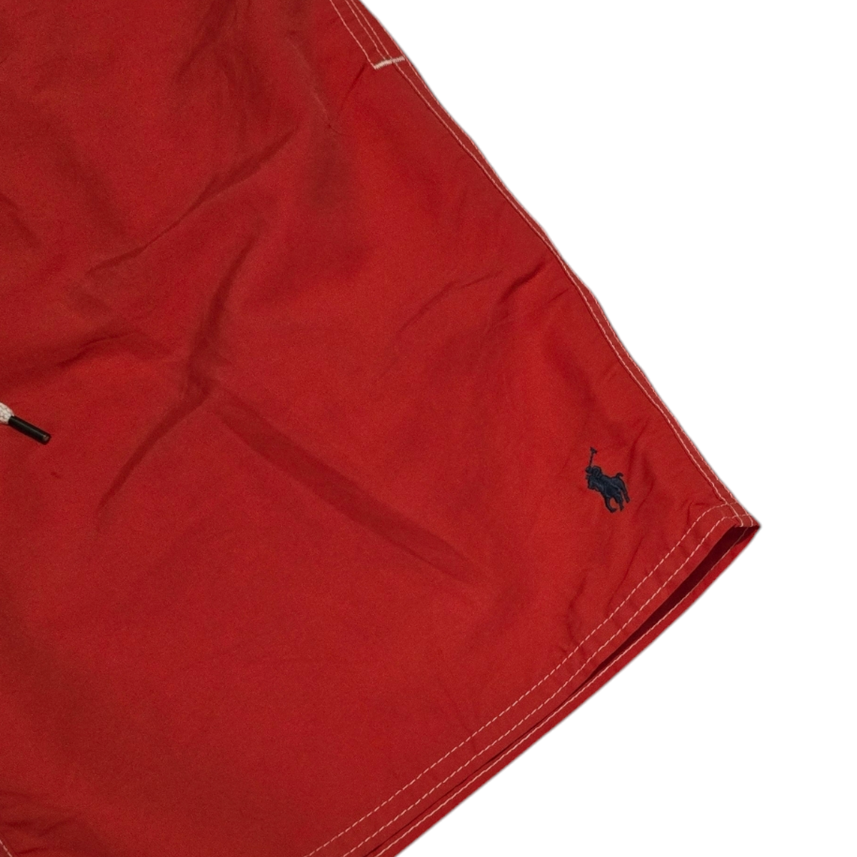 Bemuda Ralph Lauren Talla 34 Rojo Pony Azul (Usado)