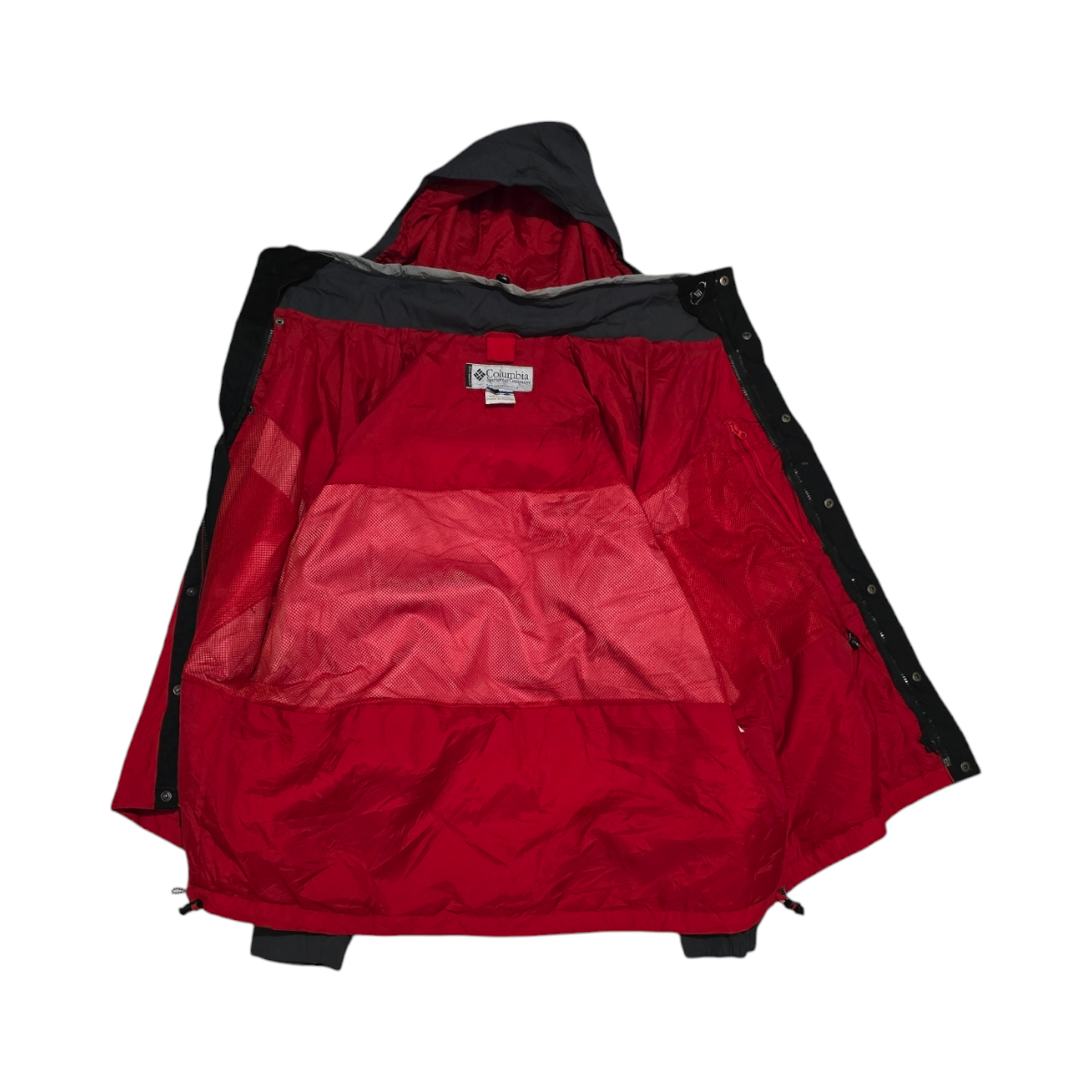 Chamarra Columbia Talla Xxl Roja Con Gris (Usado)