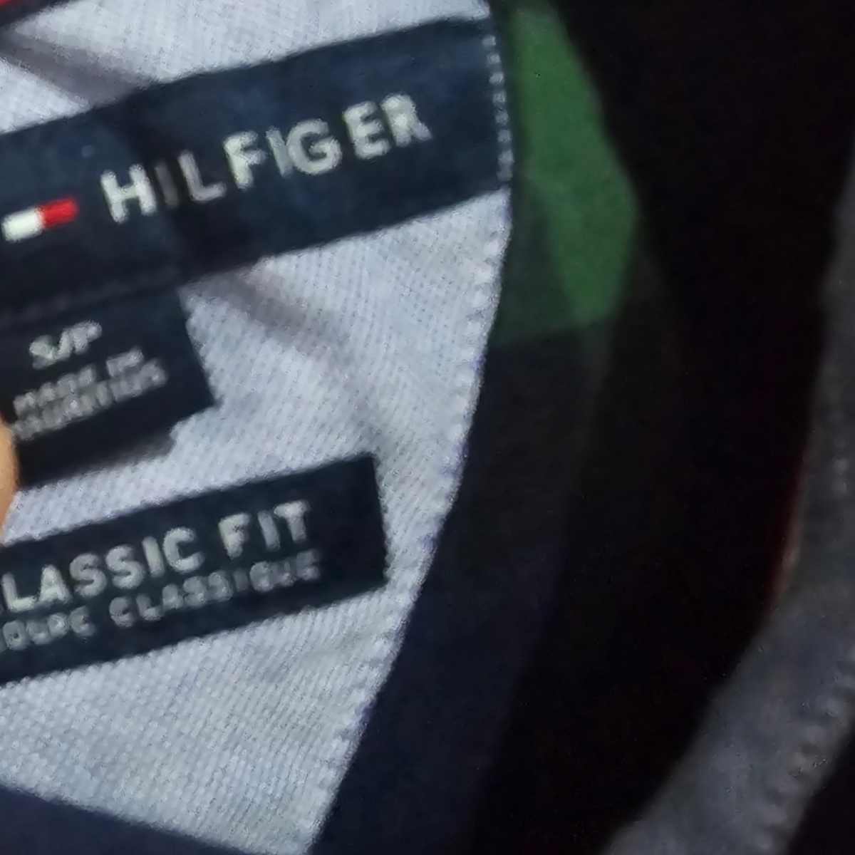 Camisa Tommy Hilfiger Chico S Classic Fit Cuadro Verde