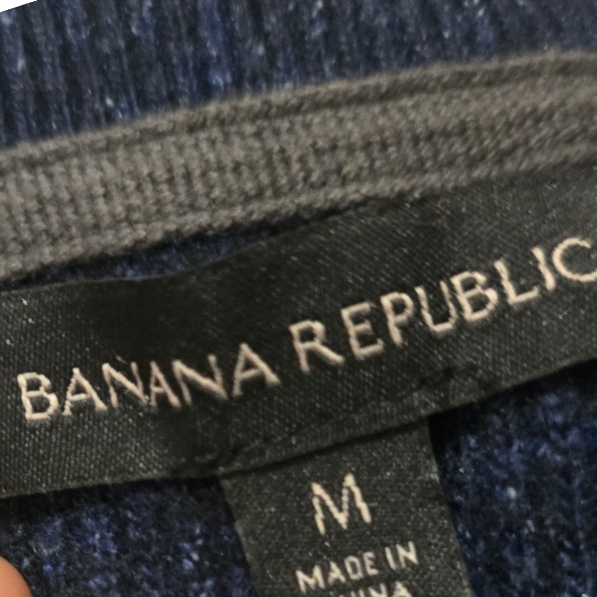 Sueter Banana Republic Mediana M Azul 3 Botones