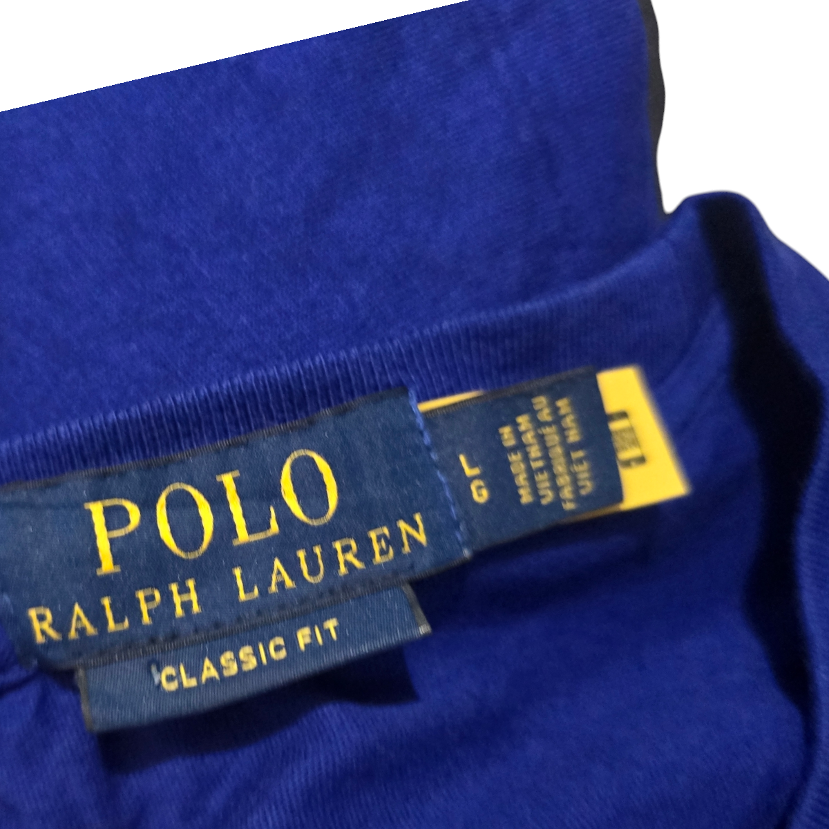 Playera Ralph Lauren Grande L Classic Fit Azul Big Pony