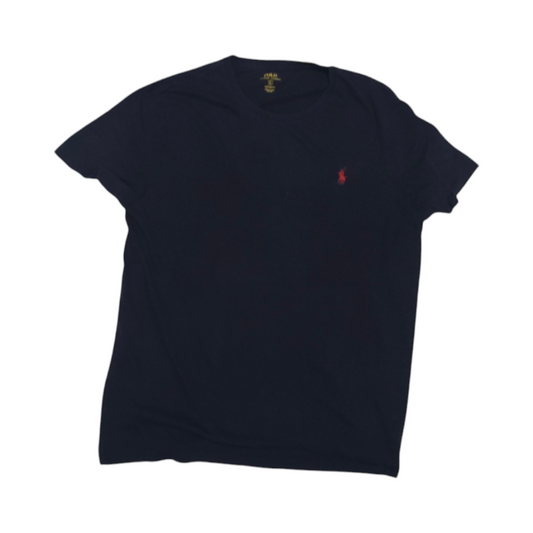 Playera Ralph Lauren Grande L Custom Fit Azul Pony Rojo