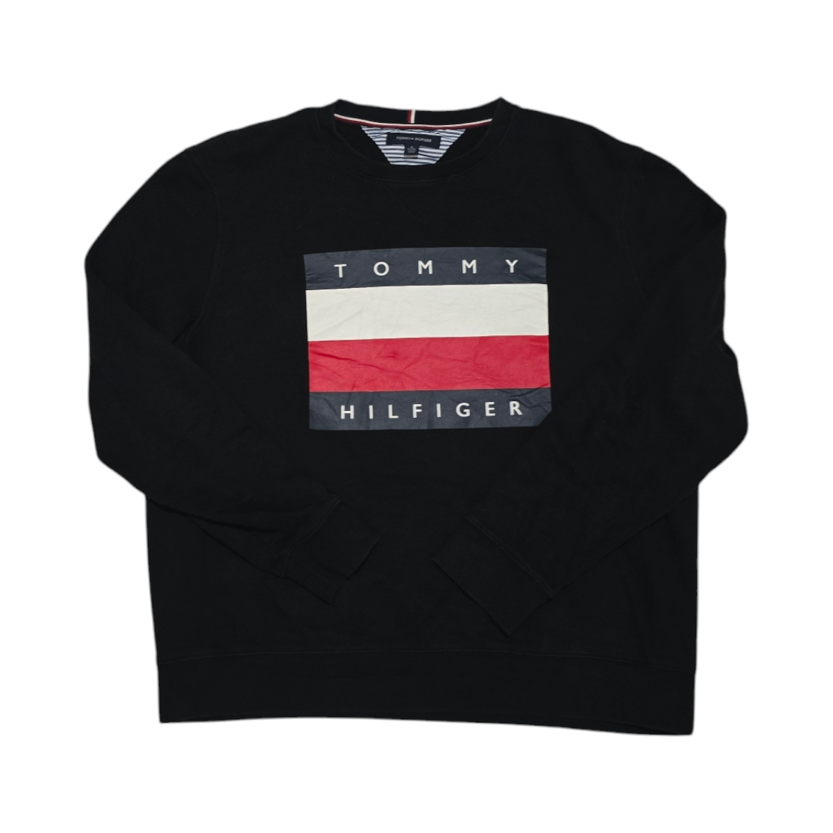 Sudadera Tommy Hilfiger Xgrande Xl Negro