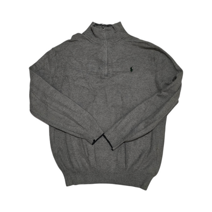 Sueter Ralph Lauren Xgrande Xl Gris Algodon Pima