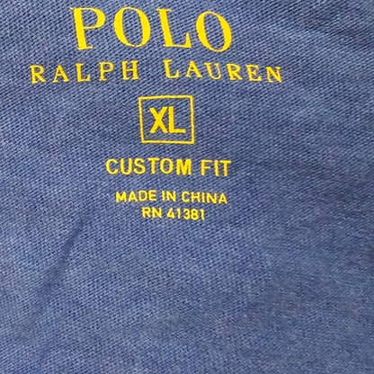 Playera Ralph Lauren Xgrande Xl Pony Naranja Custom Fit