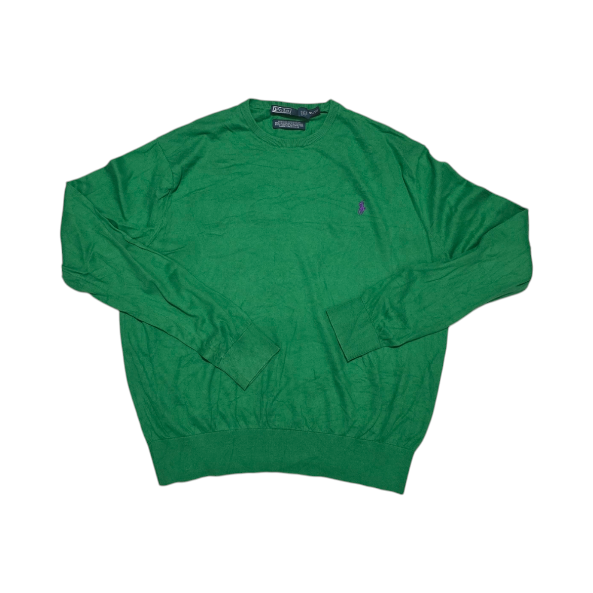 Sueter Ralph Lauren Xgrande Xl Verde Pony Morado