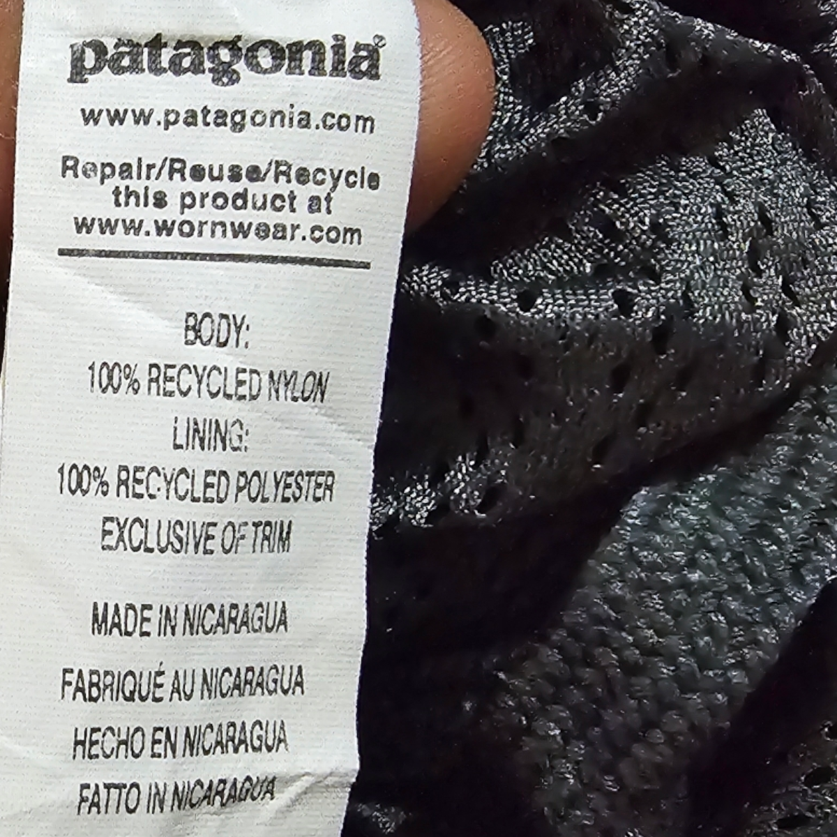 Short Patagonia Mediana M Azul