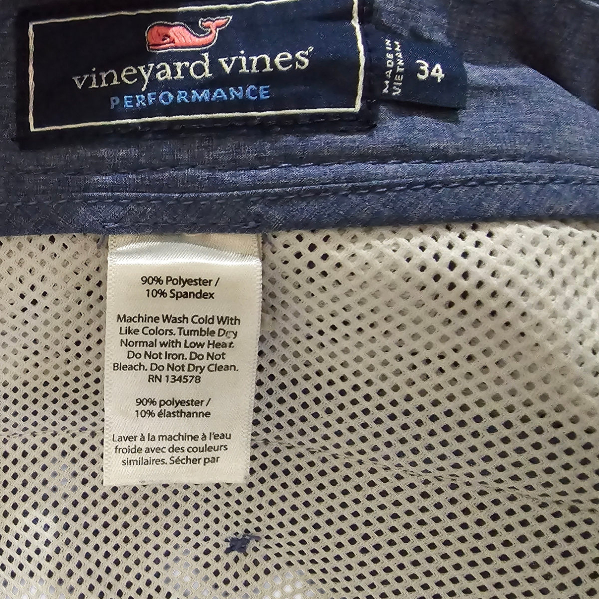 Bermuda Vineyard Vines Talla 34 Azul