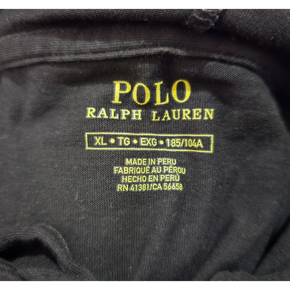 Playera Con Gorro Ralph Lauren Xgrande Xl Negro Pony Rojo