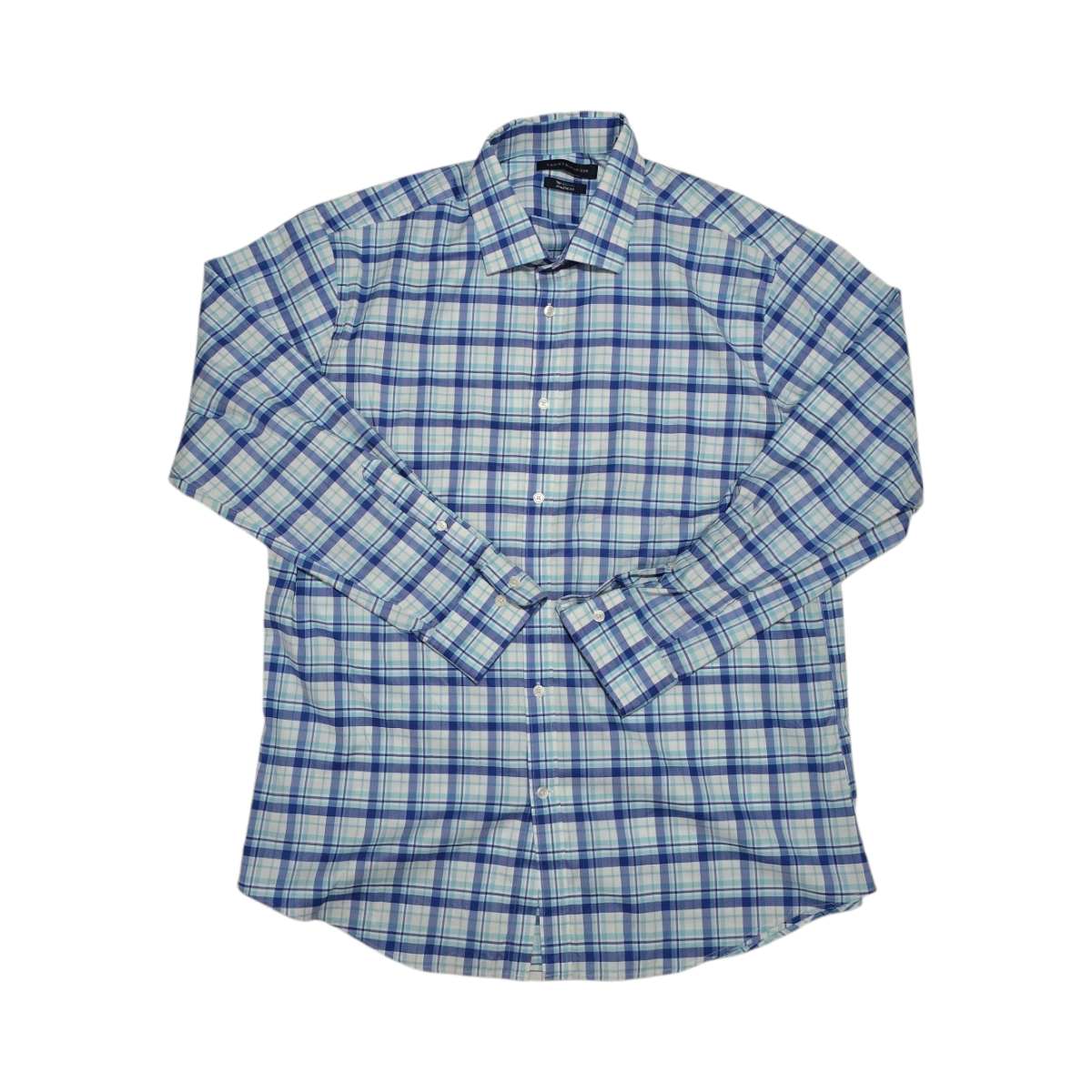Camisa Tommy Hilfiger Xgrande 17 32-33 Athletic Fit Cuadro