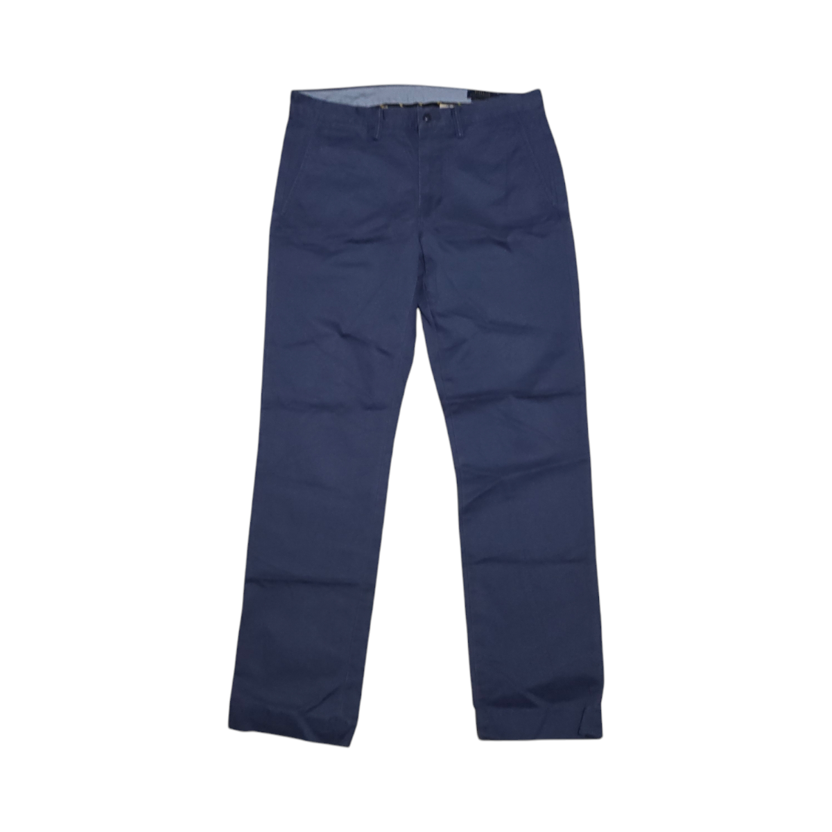 Pantalon Ralph Lauren 32x32 Stretch Recto Azul Deslavado