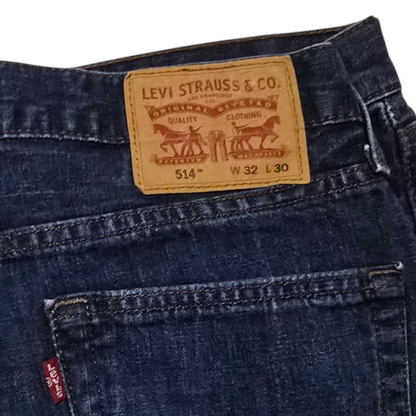 Pantalon Levis 514 32x30 Recto Azul