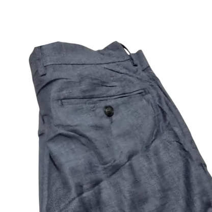 Pantalon Vestir Calvin Klein 34x30 Recto Azul