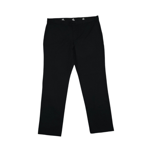 Pantalon Vestir Ralph Lauren 36x30 Negro Recto