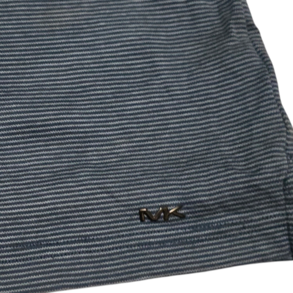 Playera Polo Michael Kors 2xl Azul Lineas