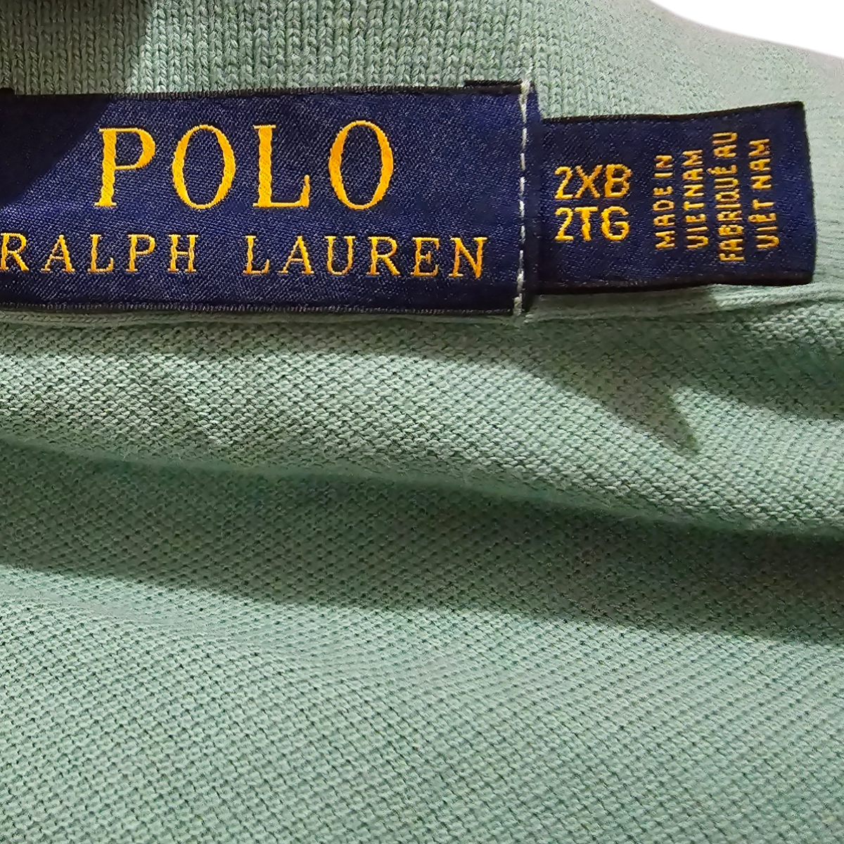 Playera Polo Ralph Lauren 2xl Verde Pony Amarillo